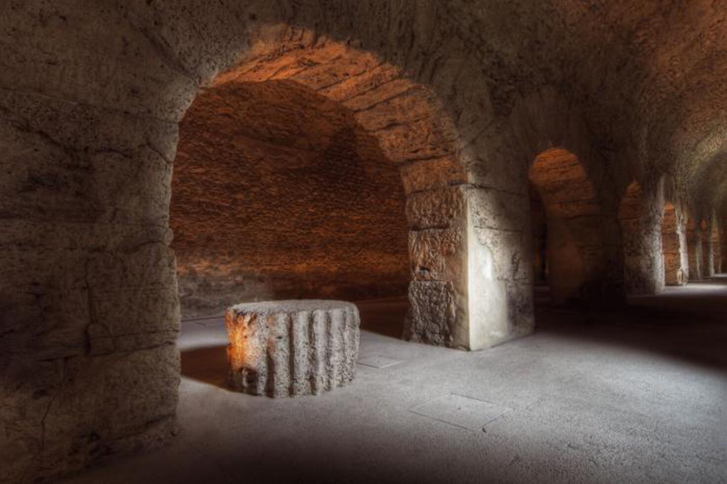 CRIPTOPORTICO FORENSE - Interno particolare CRIPTOPORTICO FORENSE - Interno particolare